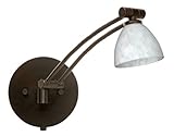 IMAGE OF Besa Lighting 1WW-185819-BR Divi Swing Arm Wall Sconce