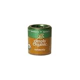 Simply Organic Turmeric Root Ground Certified Organic, .53 Ounce Containers (Pack of 6)