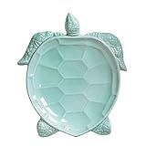 Vietri Incanto Mare Aqua Turtle Individual Salad Plate