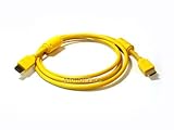 Premium 3ft (1M) Ultra-High Speed HDMI Cable - 120 Hz - Version 1.3 Category 2 - 1080p - PS3 - Blu-Ray - XBox360 - (Yellow Color)