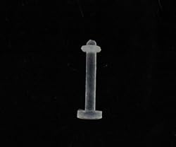 Clear Monroe/Labret Retainer 16G - Sold as a Pair