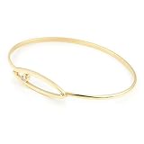 Men's Diamond Bangle, 9ct Yellow Gold, Model GDBG00577, by Ortak