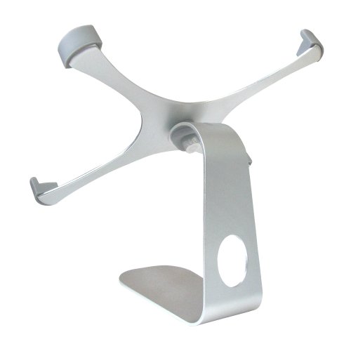 Zignum IPD-01X ZUB-ZG-IPD-01X.S iPAD Holder en Aluminium Argent