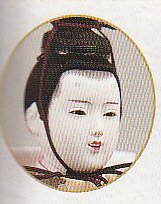 会田博之作 衣裳着 木製三段飾り 五人揃 親王正絹帯地衣裳 三五親王 芥子官女 久月監製
