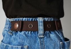 Dapper Snapper Baby and Toddler Adjustable Belt - BROWN