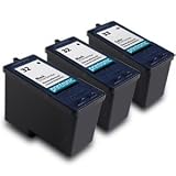 Lexmark 32 18C0032 & Lexmark 33 18C0033 Compatible Remanufactured Combo Pack - 2 Black & 1 Color Ink Cartridges
