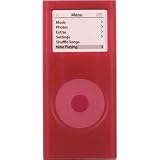 Jensen Silicone Case with Cord Management for iPod nano 2G (Red)