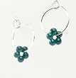 Earrings: flowers