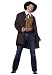 4PC Wyatt Earp Gun Slinger Sheriff Sexy Halloween Party Costume