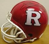 Brian Leonard Signed Rutgers Replica Mini Helmet