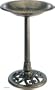 Gardman BA01136 Pedestal Bird Bath Verdigris