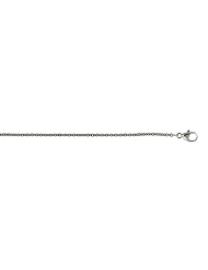 Palladium Cable 1.5mm Necklace 24 Inch