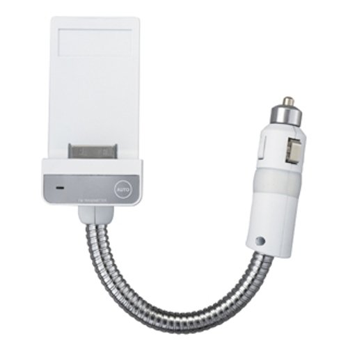 バッファローコクヨサプライ BUFFALO iPod用FMトランスミッタ フレキシブルアーム 低ノイズ シルバー BSFM04SV