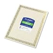 Geographics(R) Blank Certificates, Serpentine With Gold Foil Stamp, Pack Of 12