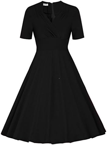 Womens Classy Vintage Audrey Hepburn Style 1940's Rockabilly Evening Dress