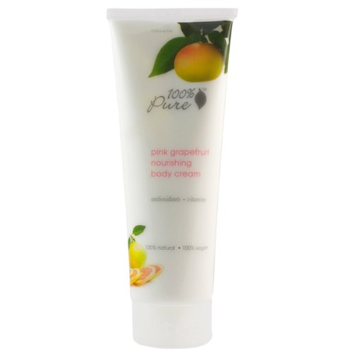 100% Pure Pink Grapefruit Nourishing Body Cream (8 oz Tube)