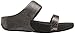 FitFlop Women's Lulu Metallic Snake Slide Dress Sandal, Pewter, 6 M US