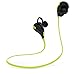 Soundpeats Qy7 V4.1 Bluetooth Mini Lightweight Wireless Stereo Sports/running & Gym/exercise Bluetooth Earbuds Headphones Headsets W/microphone for Iphone 5s 5c 4s 4, Ipad 2 3 4 New Ipad, Ipod, Android, Samsung Galaxy, Smart Phones Bluetooth Devices (Black/green)