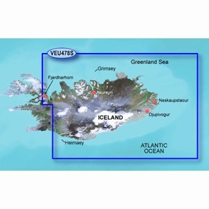 New-GARMIN VEU478S ICELAND EAST BLUECHART G2 VISION - 30790
