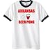 Arkansas Beer Pong Ringer T-Shirt