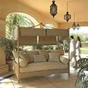 Siesta Daybed Canopy - Pebble - Outdoor Patio Furniture - Frontgate