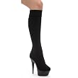 6 Inch Women's Sexy Knee High Boots High Heel Knee Hi Lycra Knee High Boot