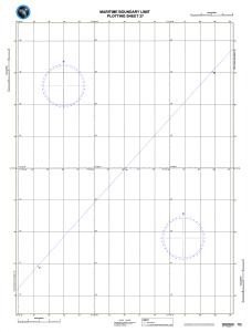 NGA Chart 27: Maritime Boundary Limit Plotting Sheet 27