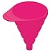 from Kitchen Craft Kitchen Craft Colourworks Collapsible Silicone Funnel, Pink, 8cm Model CWCOLFUNPNK