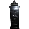 Englischer Standbriefkasten Schwarz Briefkasten Postkasten Antik Stil Jugendstil