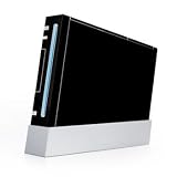 Protective Skin for Nintendo Wii - Solid State Black (matte finish) - High quality precision engineered removable adhesive skin for Nintendo Wii by DecalGirlby DecalGirl