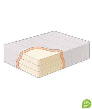 luxury quilted safeseal foam mattress - continental cot size