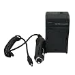 HDE Nikon Battery Charger Kit fits EN-EL3/EN-EL3e/EN-EL3a/NP-150 (Home/Travel Charger & Car Charger)-US camera