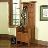 Mini Hall Tree - Cottage Oak