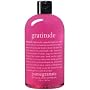 philosophy - gratitude - pomegranate scented, high foaming, shower and bath gelee