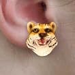 Safari Animal - Tiger Post Earrings