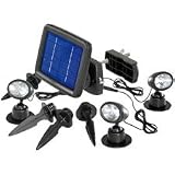 Esotec – Solarspot Trio mit drei Spots schwarz