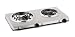 Toastess THP-528 Electric Double-Coil Cooking Range, Stainless Steel
