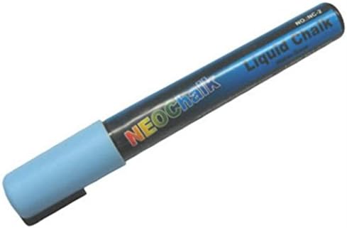 1 - Blue Liquid Chalk Marker Pen 5 mm Felt Chisel Tip NEOChalk