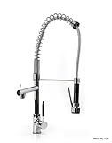 IMAGE OF BathApp New Kitchen Chrome Vessel Sink Faucet(Model BA9600-15)