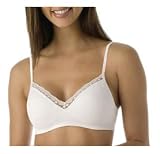 Barely There Women's Flawless Fit Comfy Support Wirefree with Lace Trim Bra   #4286