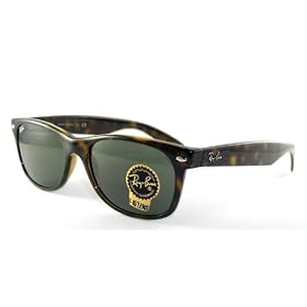 ray Ban Rayban RB2132 Wayfarer 902L Tortoise G-15XLT, 55mm, Free Shipping!