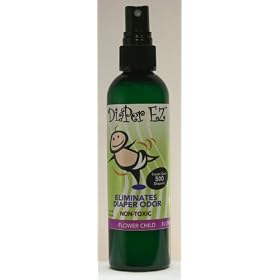DIAPER EZ 4 oz Diaper Odor Elimination Spray / "Flower Child Blend" / Proven Effective / Treats Over 500 Diapers / "America's Leading Brand"/ Works With Any Existing Diaper Pail / Non-Toxic / Newborn -Toddler Long Lasting Diaper Odor Control / Used in Over 3,600 Daycares Nationally