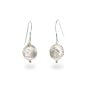 Sterling Silver White Freshwater Coin Pearl Earrings
