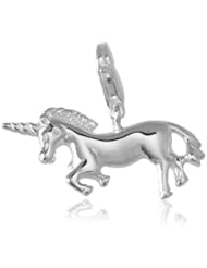 VINANI brand Germany 925 Sterling Silver Charm Pendant Unicorn Horse HEH