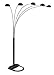 Ore International 5 Arm Arch Floor Lamp - Black Ore International 5 Arm Arch Floor Lamp - Black