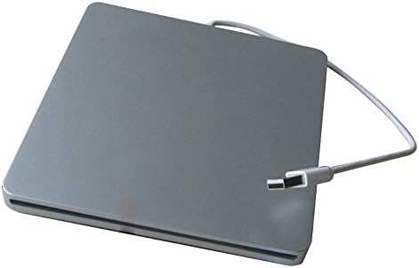 Smtni USB 2.0 External Slot-in DVD-R CD-RW Drive Burner Writer Superdrive for All Mac OS System 98SE ME 2000 XP Vista Win7 and other Laptop Tablet Notebook-Silver