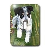 Dogs Australian Cattle - Australian Cattle Puppy - Light Switch Covers - single toggle switch