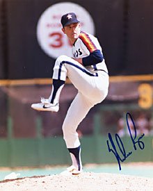 Nolan Ryan Autographed / Signed Houston Astros Baseball 8x10 Photo