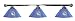 Florida Marlins Pool Table Light - Chrome Bar