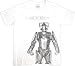 Dr. Doctor Who Dalek Cyberman Sci Fi Adult White Tee T-shirt